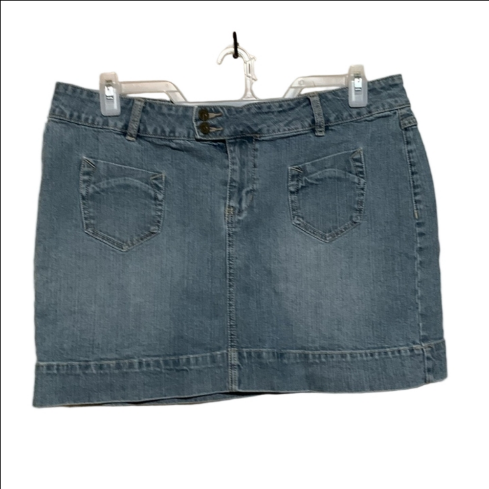 Route 66 Y2K mini Jean skirt size 15/16